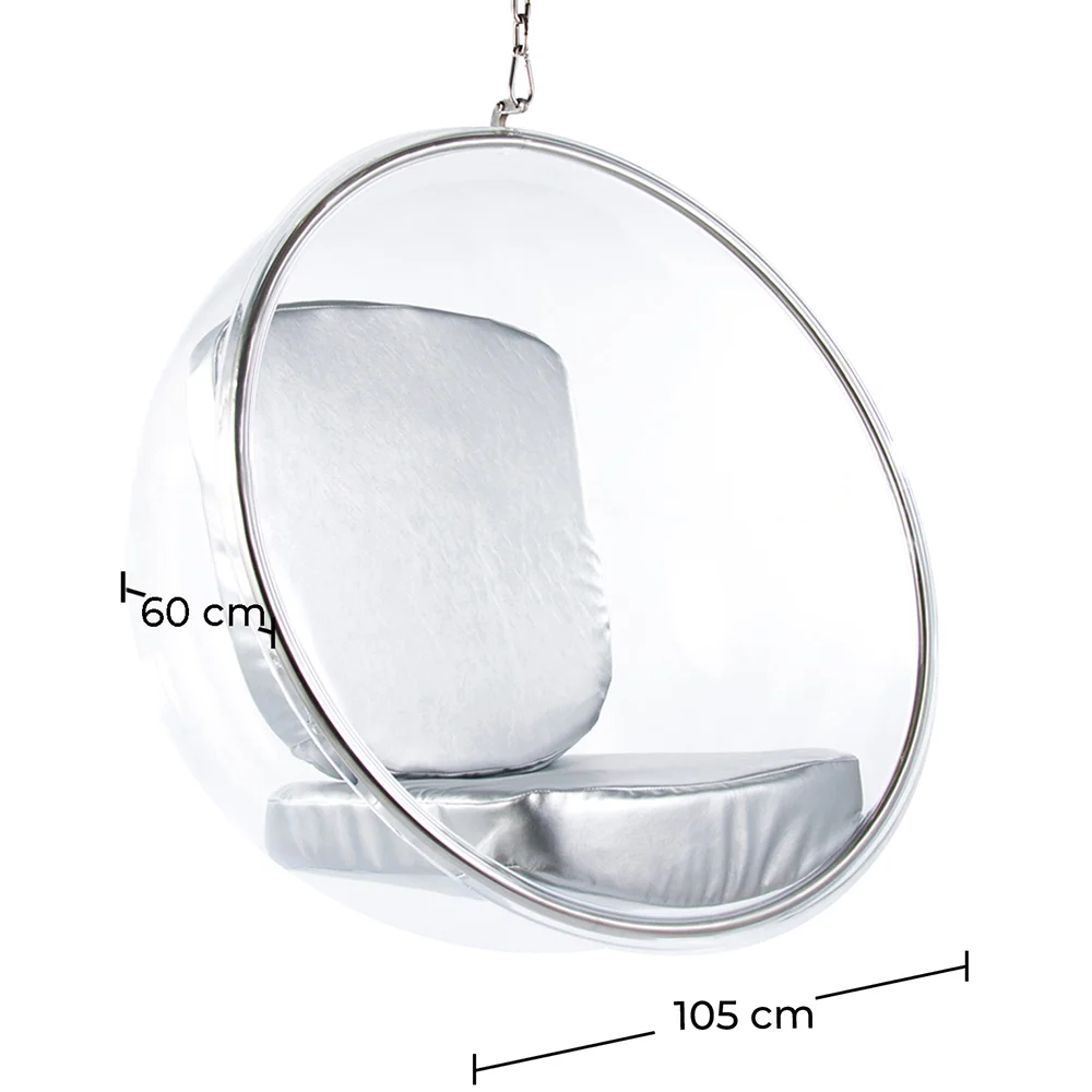 Fotel designerski wiszący - Leatherette - Popi image 10