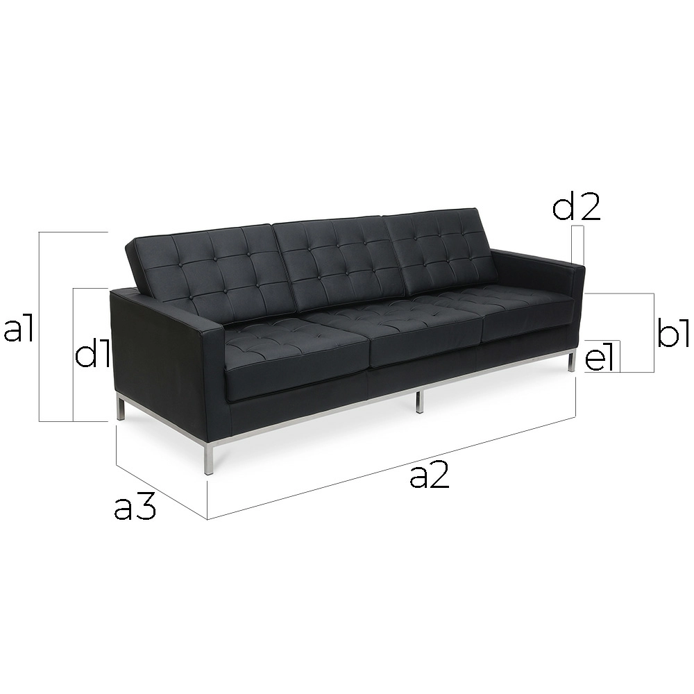 Sofa skórzana - 3 osobowa - Konel image 10