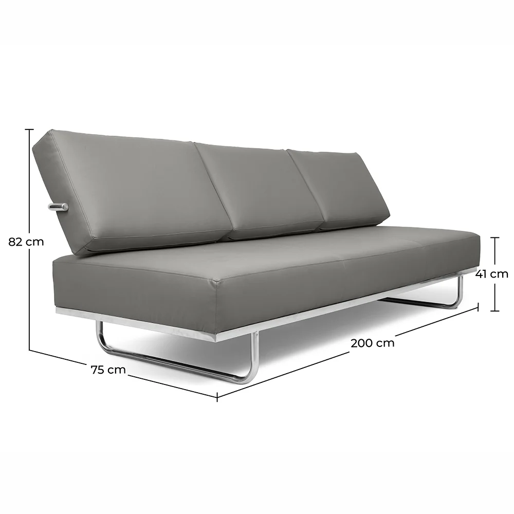 Sofa - Tapicerowana w Skórze - 3 miejsca - Kart image 10