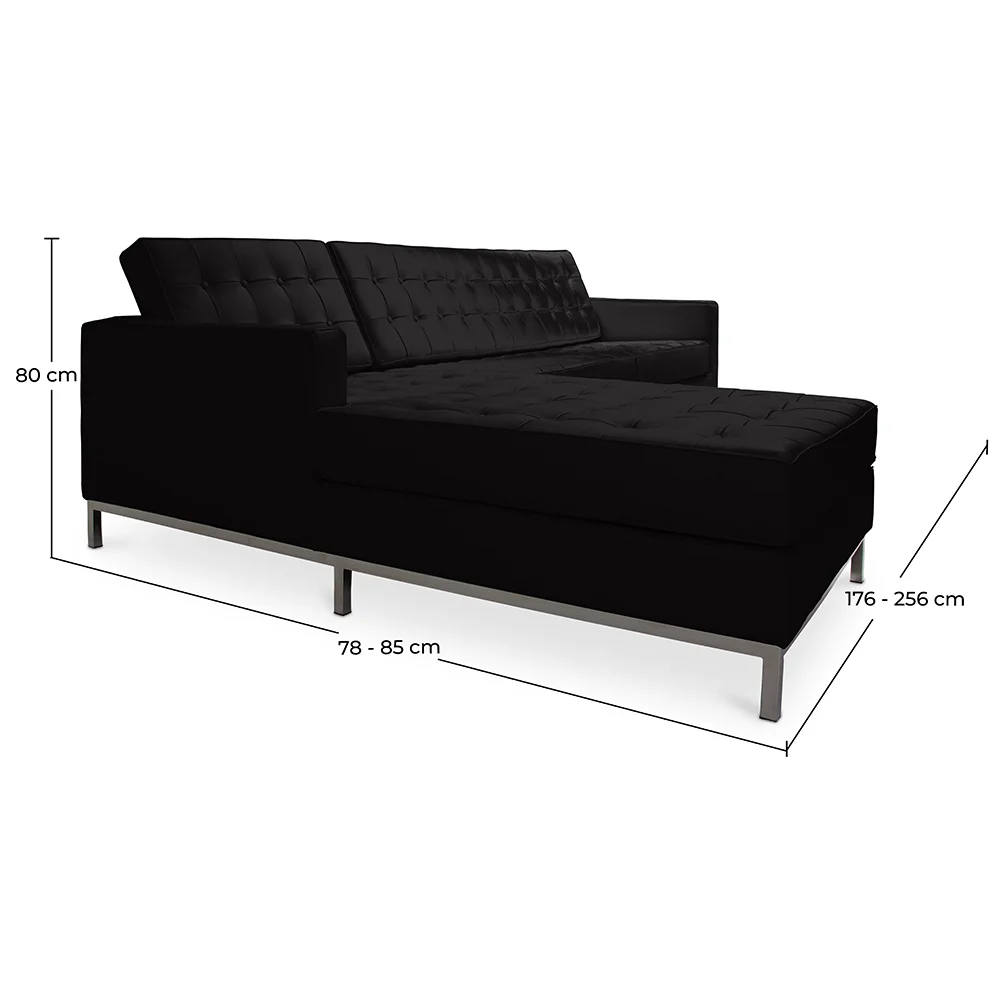 Designerska kanapa - tapicerowana w skórze - Nova image 10