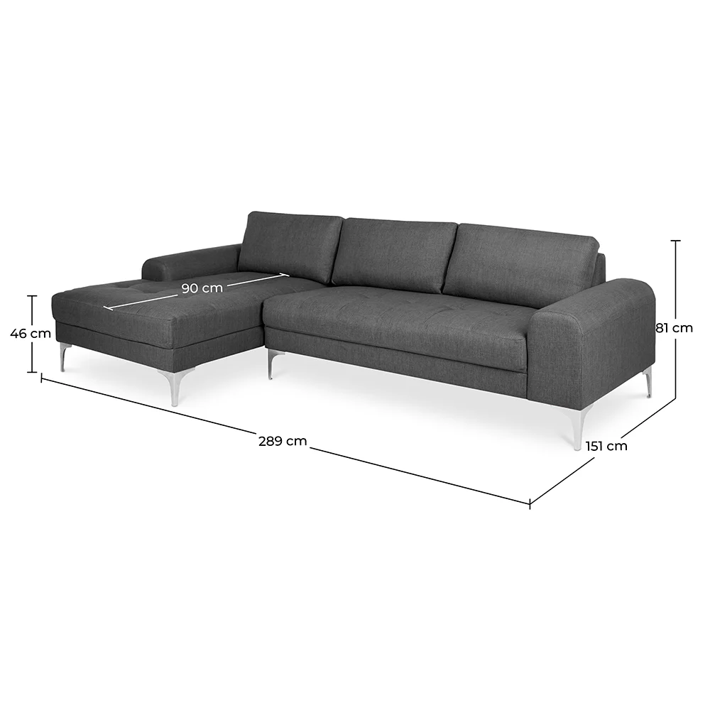 5-miejscowy salon z kanapą - tapicerowany tkaniną - Yemy image 10