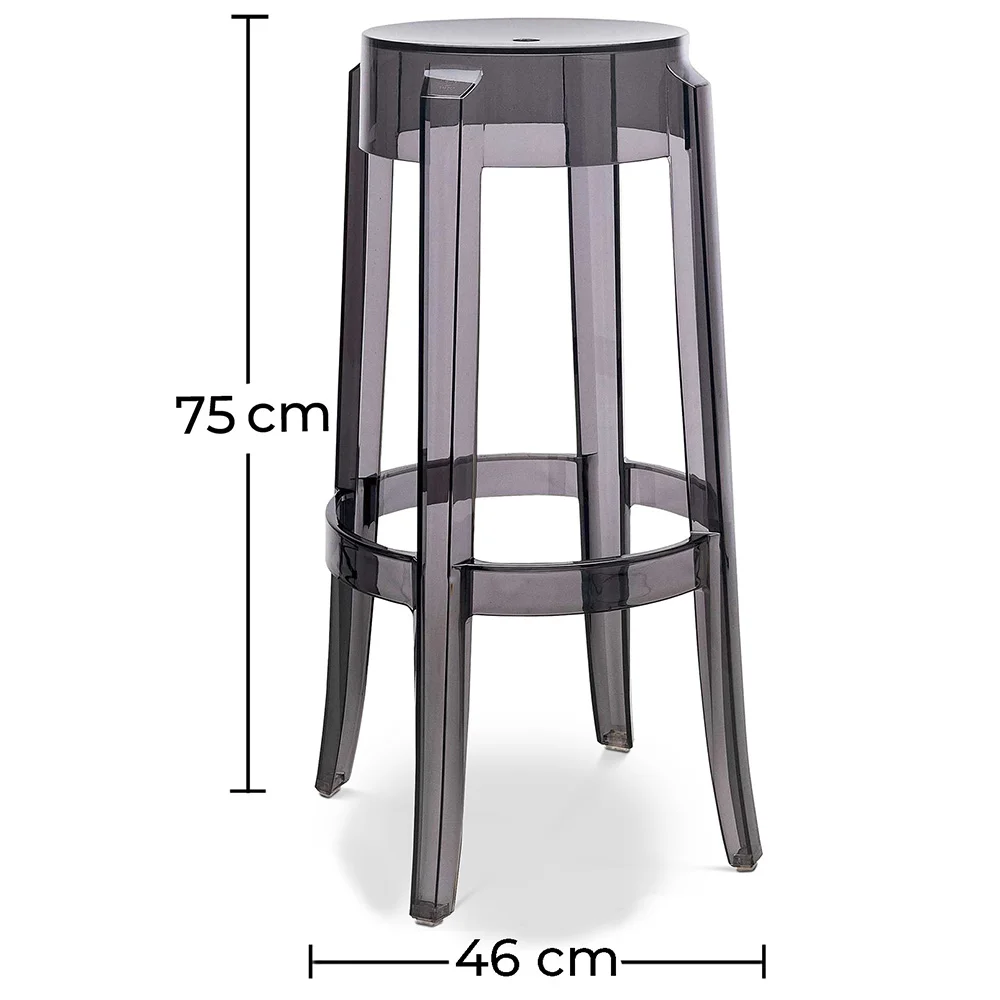 Transparentny Stołek Design - 75cm - Victoria Queen image 10