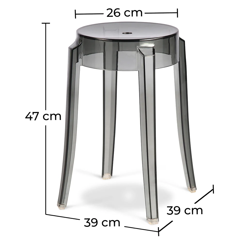 Stołek barowy Design Transparent - 47cm - Victoria Queen image 10