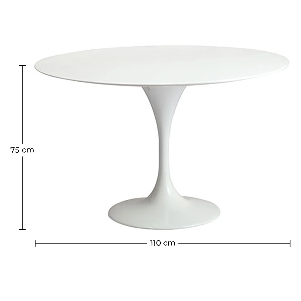 Okrągły stół - 110 cm - Tulipan image 10