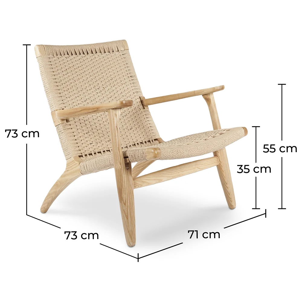 Fotel z Drewna i Sznurka - Ręcznie Wykonany Design Boho Bali - Birma image 10