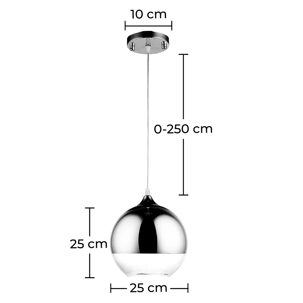 Lampa sufitowa - Kinkiet projektu kuli - Metal chromowany - Speculum image 10