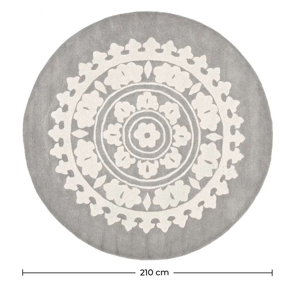 Okrągły Dywan Projektowy - Wełna - Romanty image 10