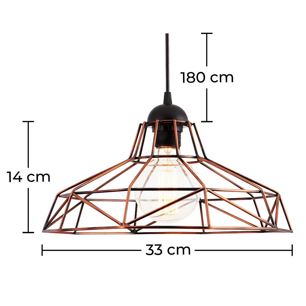 Lampa sufitowa w stylu przemysłowym - Kinkiet w stylu retro - Nova image 10