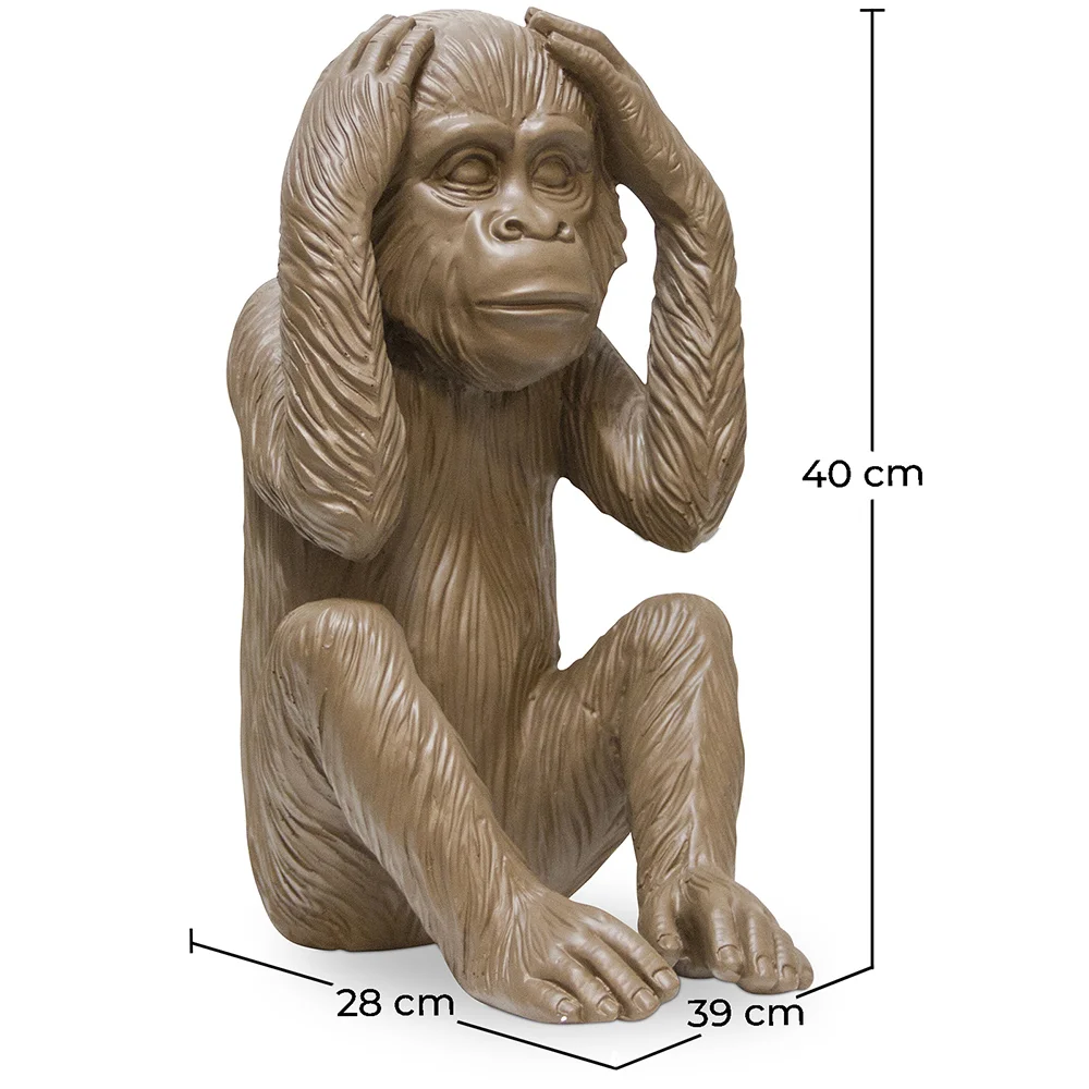 Designerska figurka dekoracyjna - Głucha małpa - Sapiens image 10