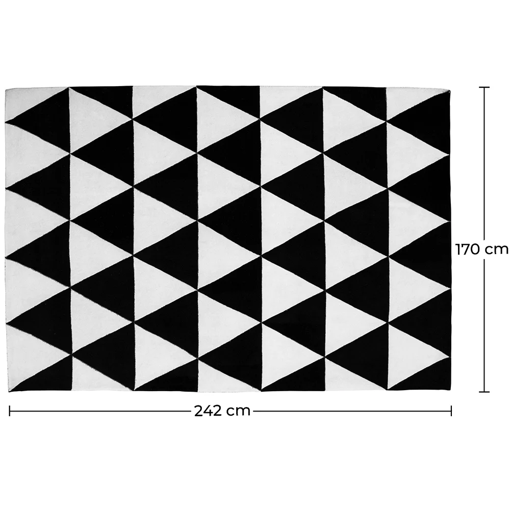 Dywan Projektowy Wzór Trójkątów - Wełna - Triangles image 10