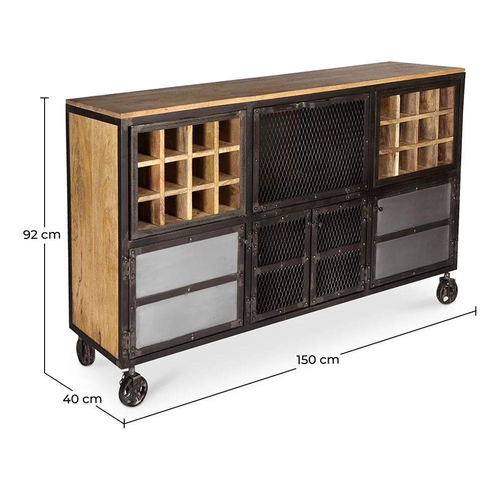 Szafka na wino z kółkami - Industrial Design - Avara image 10
