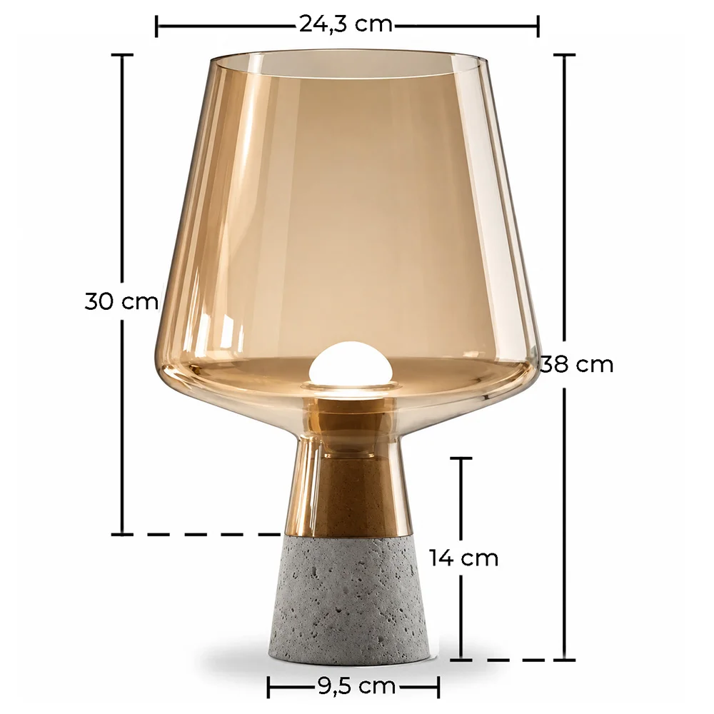 Lampa Stołowa - Lampka do Salonu w Stylu Designu - Silas image 10
