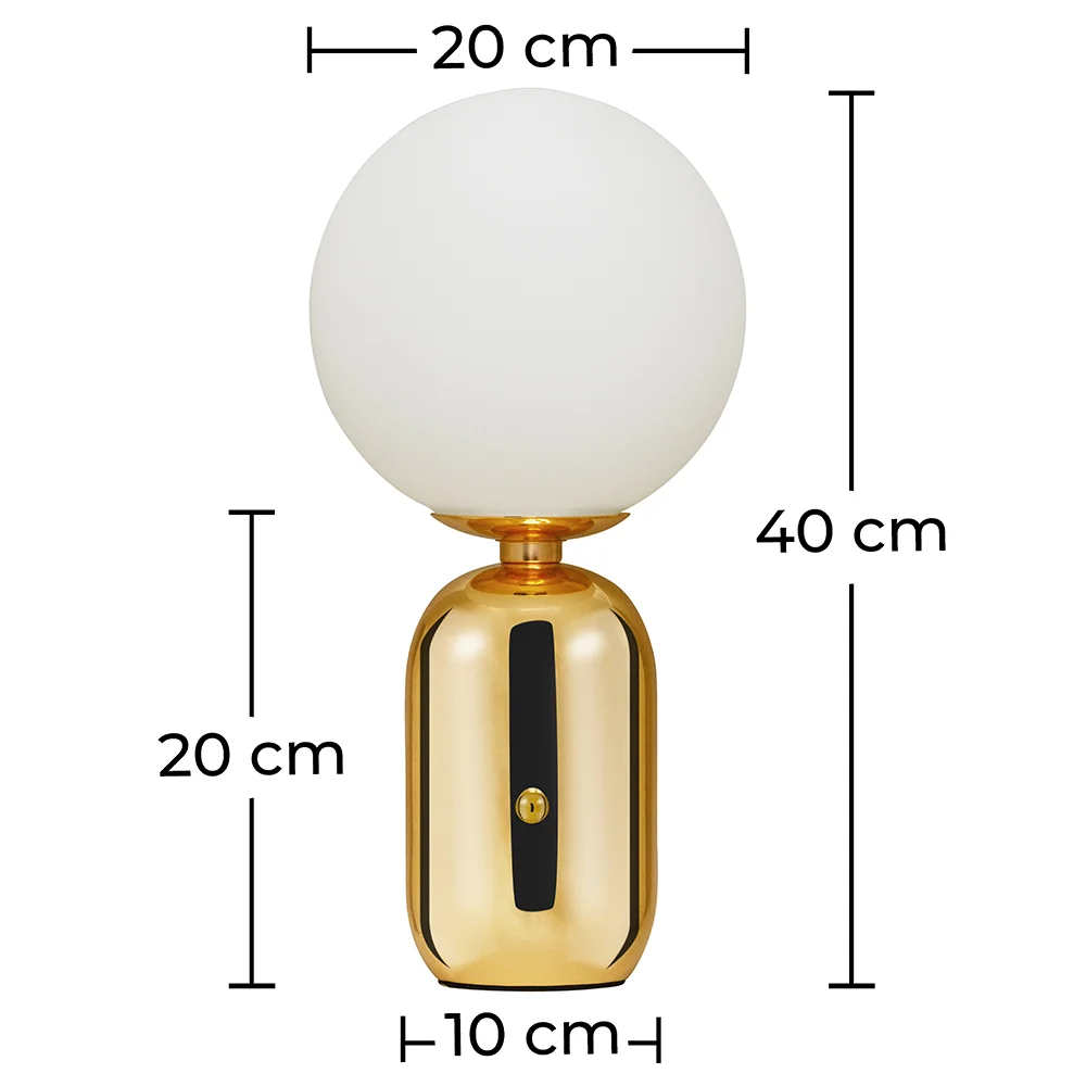 Lampa stołowa - Lampa do salonu - Design Globe - Party image 10