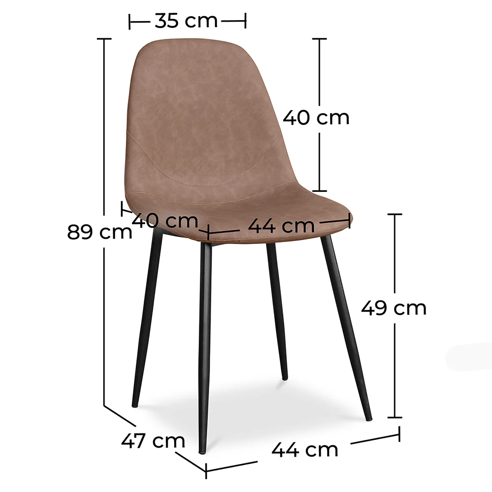 Krzesło do jadalni - tapicerowane - Faby image 10