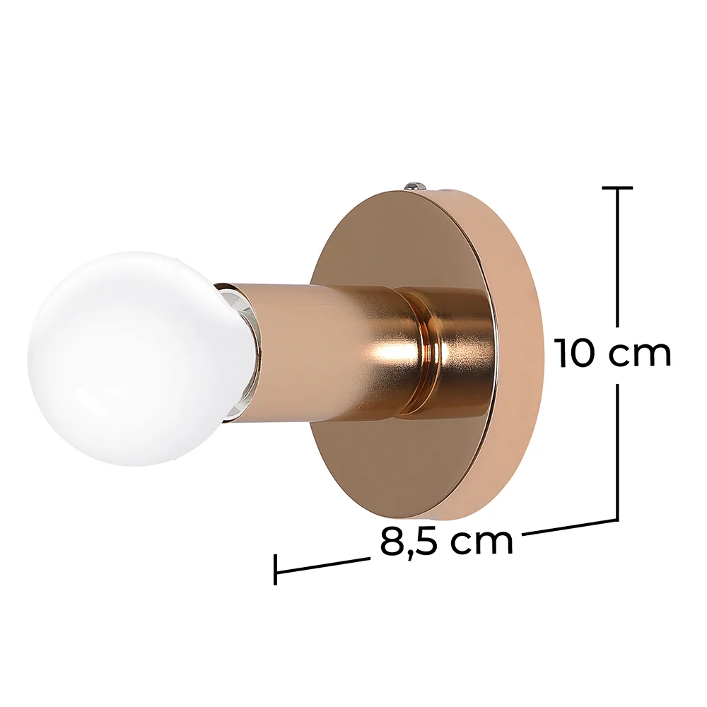Lampa ścienna - Złoty metal - Louisa image 10
