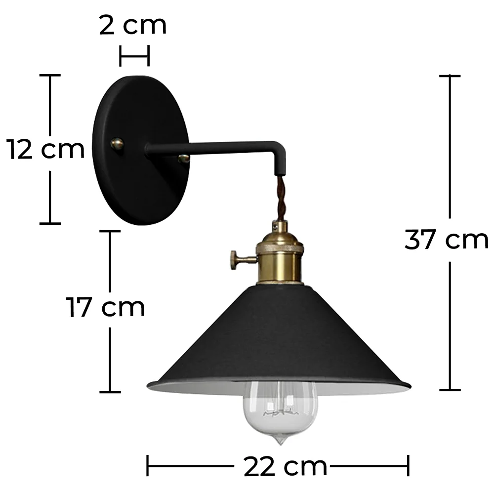 Lampa ścienna - Vintage Design - Curie image 10
