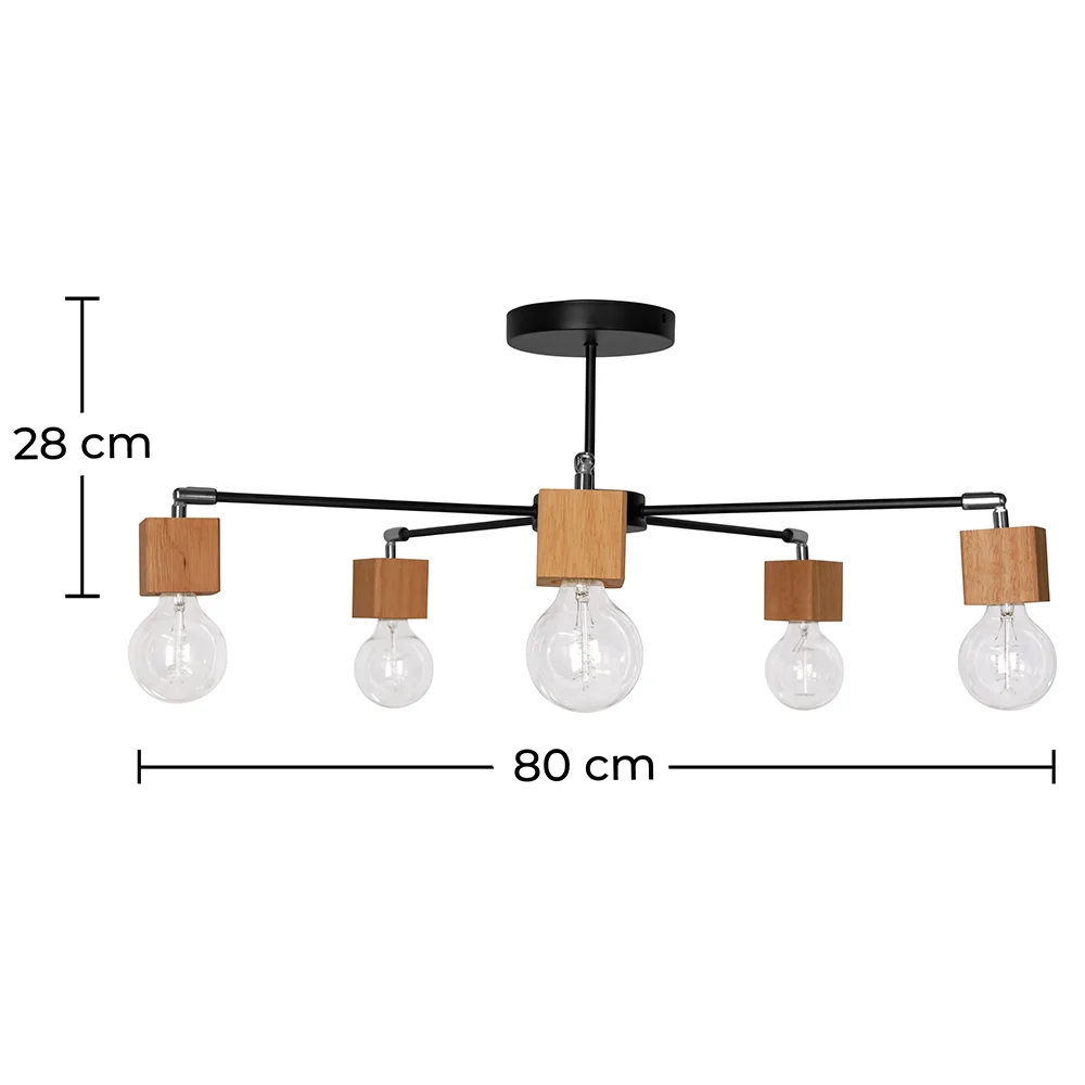 Lampa sufitowa w stylu skandynawskim - Bellou image 10