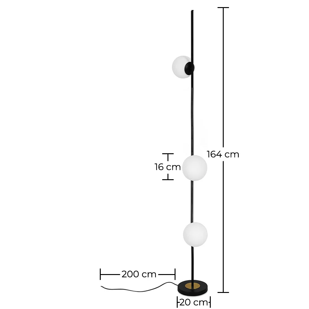 Lampa podłogowa - Globes Living Room Lamp - Elsie image 10