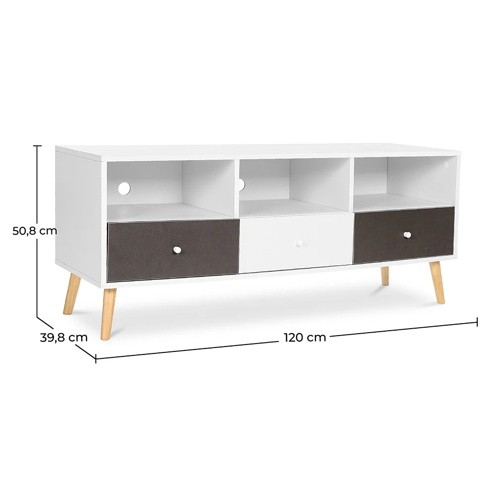Drewniane meble telewizyjne - skandynawski design - Egil image 10