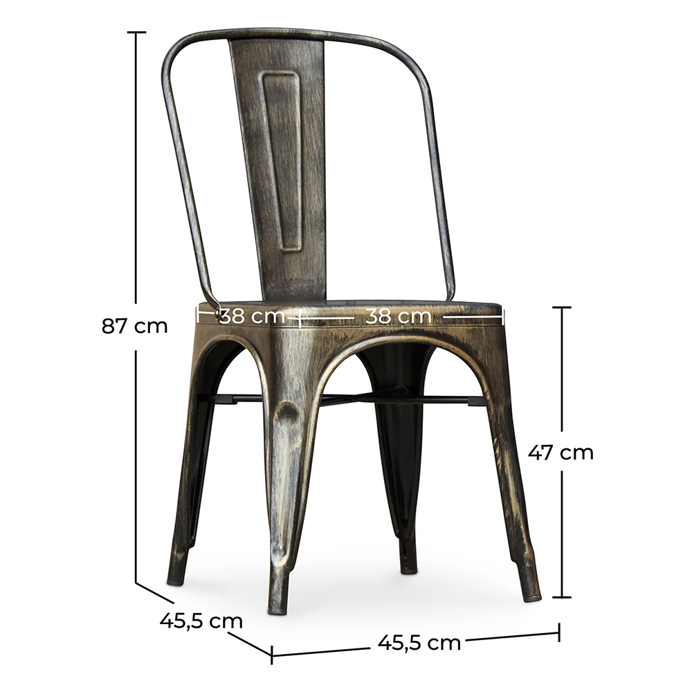 Krzesło do jadalni w stali - Industrial Design - New Edition - Stylix image 10
