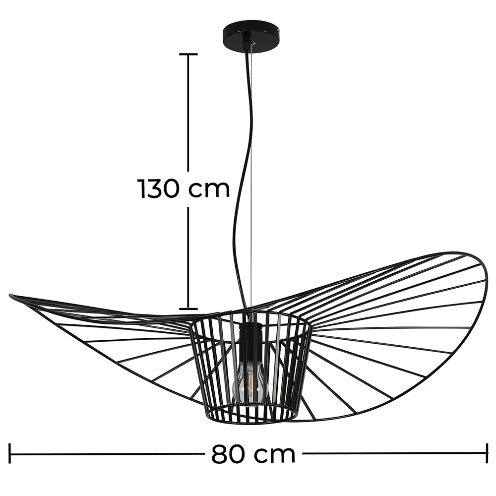 Lampa sufitowa - Lampa wisząca Pamela Design - 80cm - Pionowo image 10