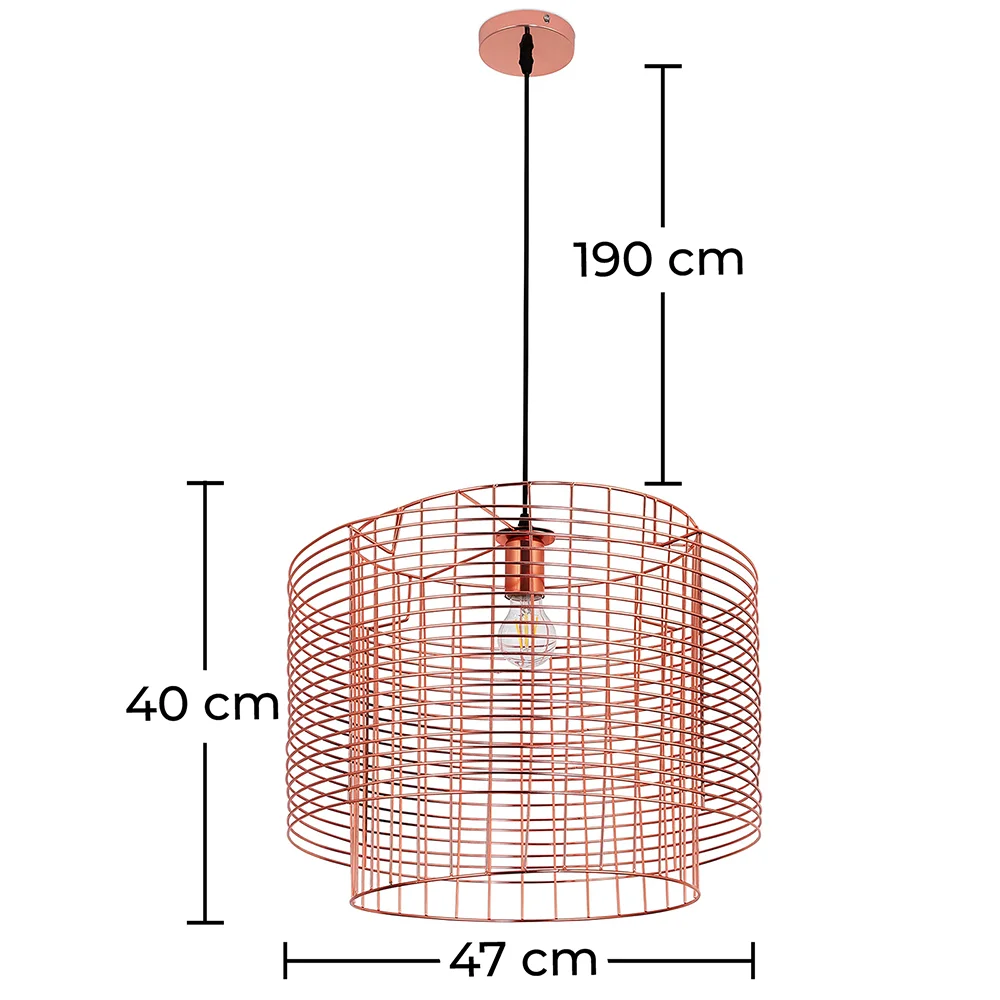 Lampa sufitowa retro - lampa wisząca w stylu projektowym - Lars image 10