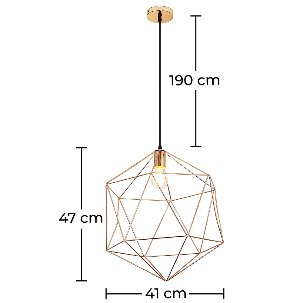 Lampa sufitowa - Lampa wisząca w stylu vintage - Lara image 10