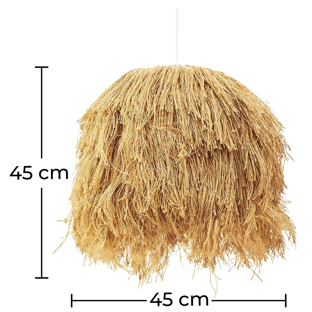 Lampa sufitowa z juty - lampa wisząca w stylu boho Bali - Lien image 10