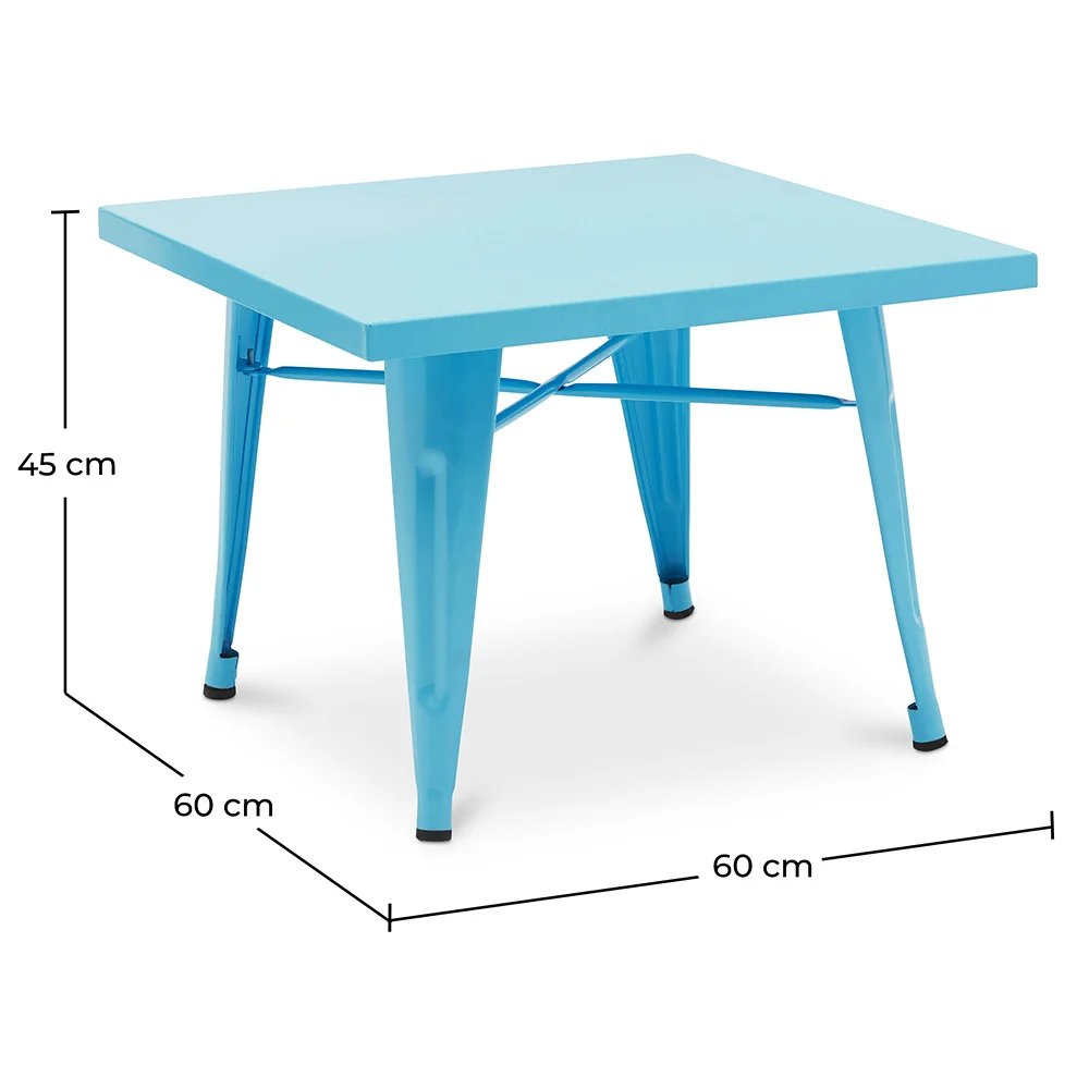 Stolik dziecięcy - Wzór przemysłowy - Metal - 60cm - New Edition - Stylix image 10