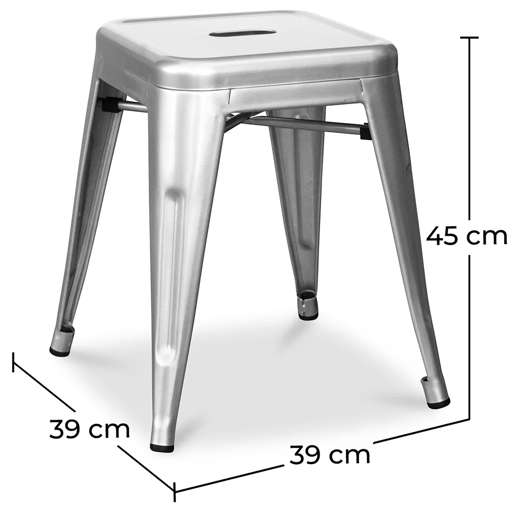 Industrialny projekt stołek - 45cm - Nowa edycja - Stylix image 10