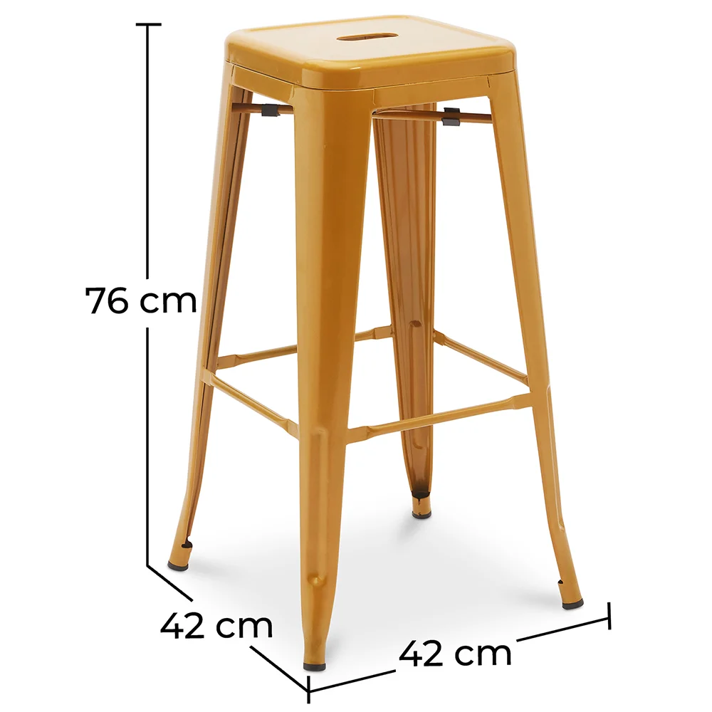 Stołek barowy - Industrial Design - 76cm - New Edition- Stylix image 10