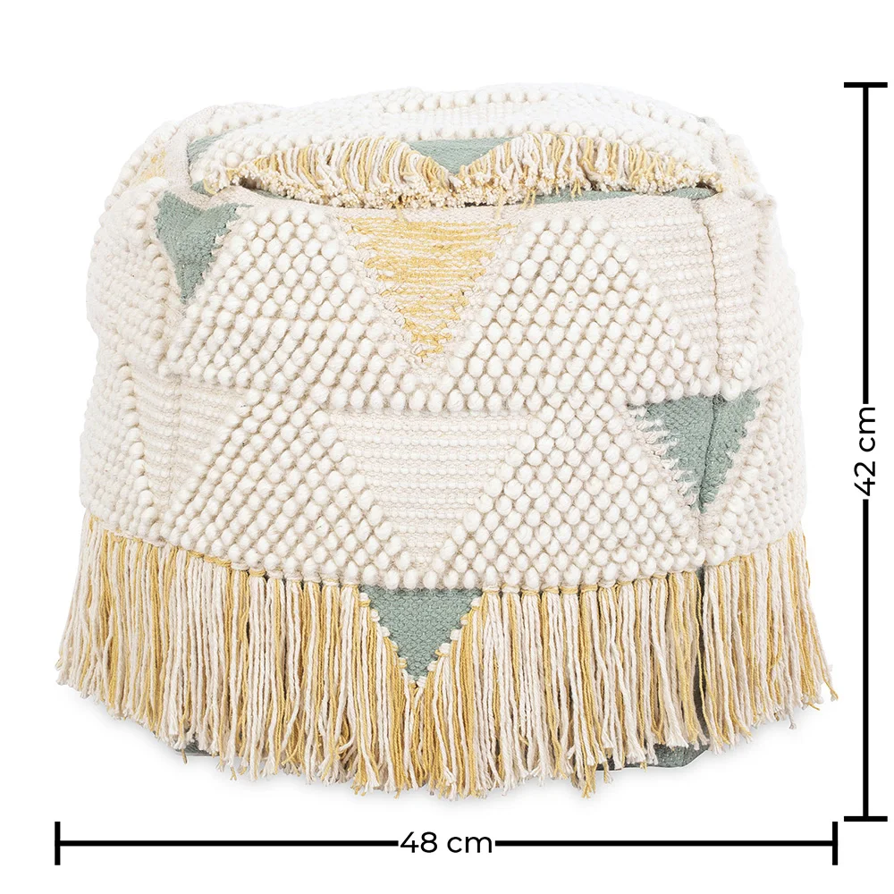 Pufa Siedzenie w stylu Boho Bali - Jacqueline image 10