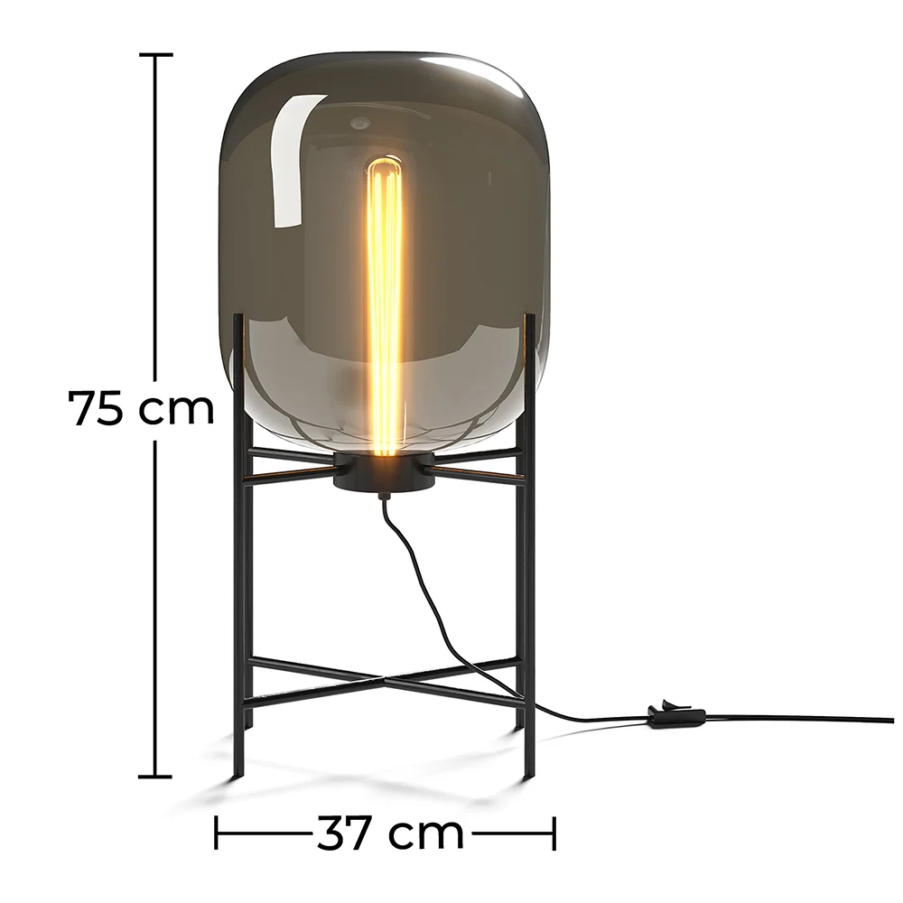 Lampa podłogowa - Projektowanie Lampa do salonu - Duża - Grau image 10