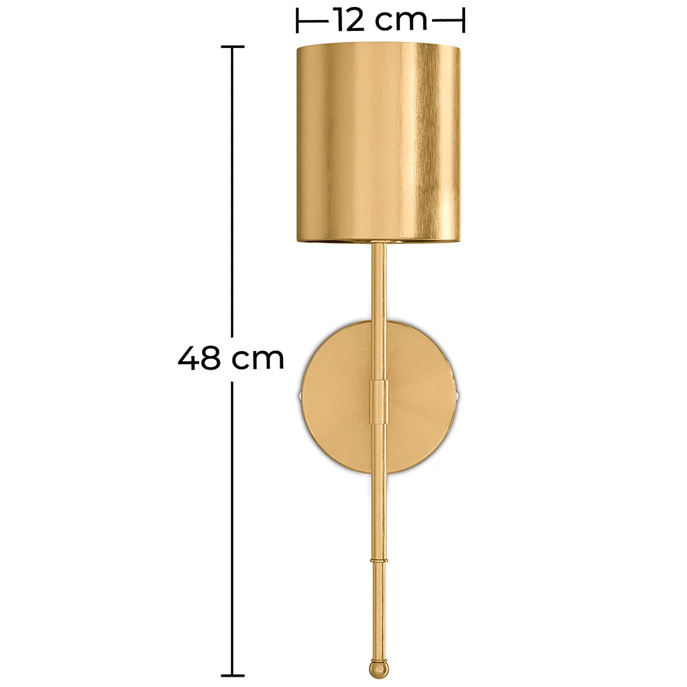 Lampa Ścienna - LED Metal w Kolorze Złota - Hay image 10