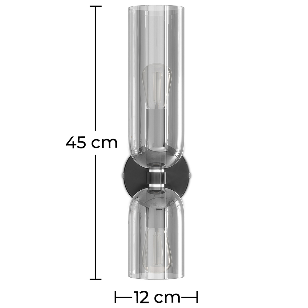 Lampa Ścienna - Kryształ i Metal - Kren image 10