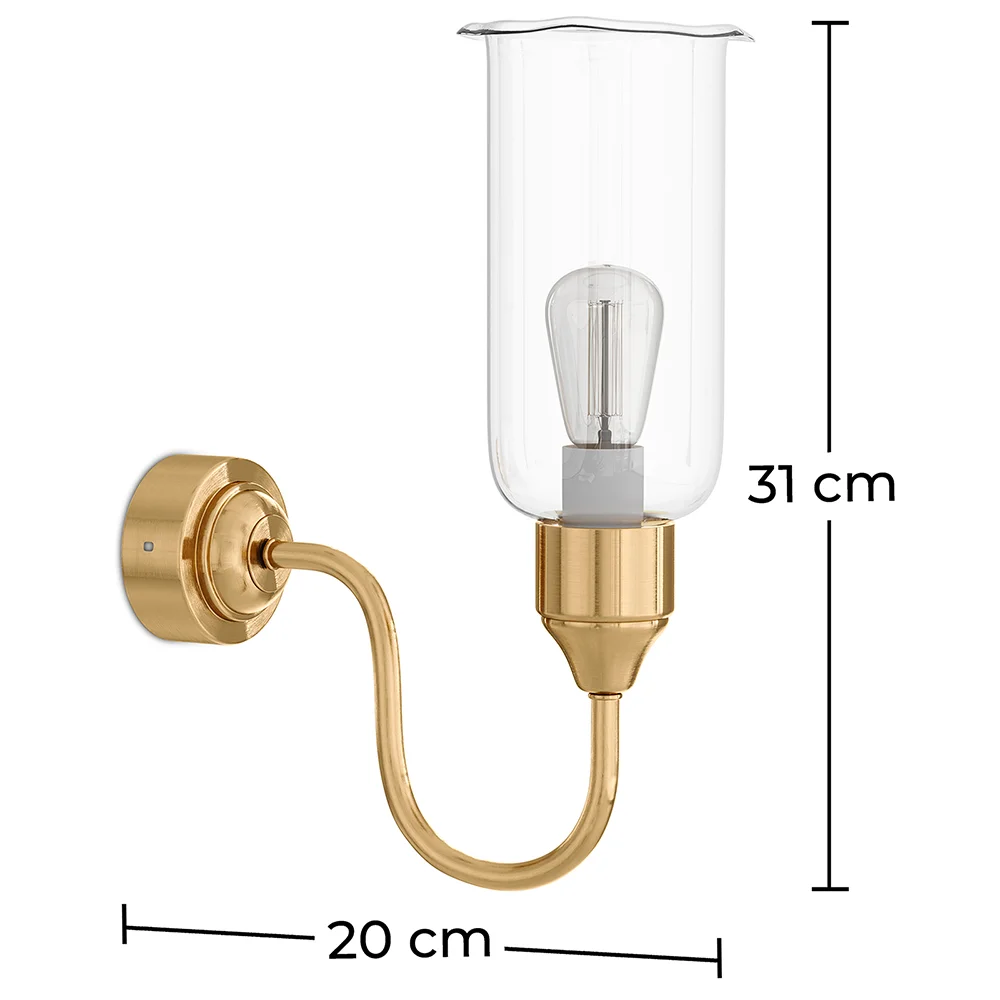 Lampa Żyrandolowa - Złota Lampa Ścienna - Driss image 10