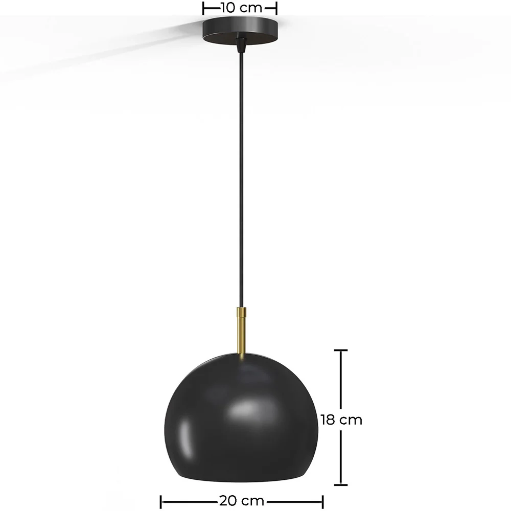Wisząca lampa w stylu kloszowym - Greba image 10