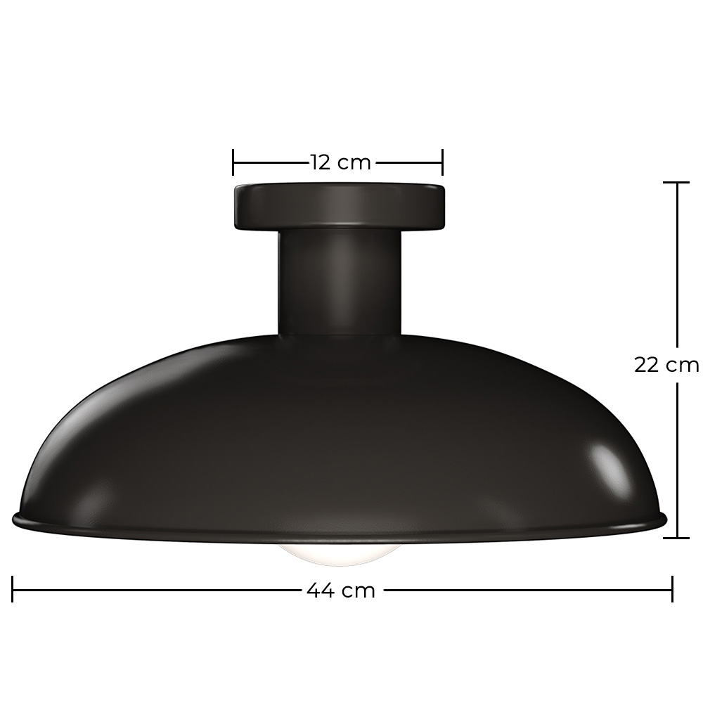 Lampa Sufitowa - Czarna Oprawa Sufitowa - Gubi image 10