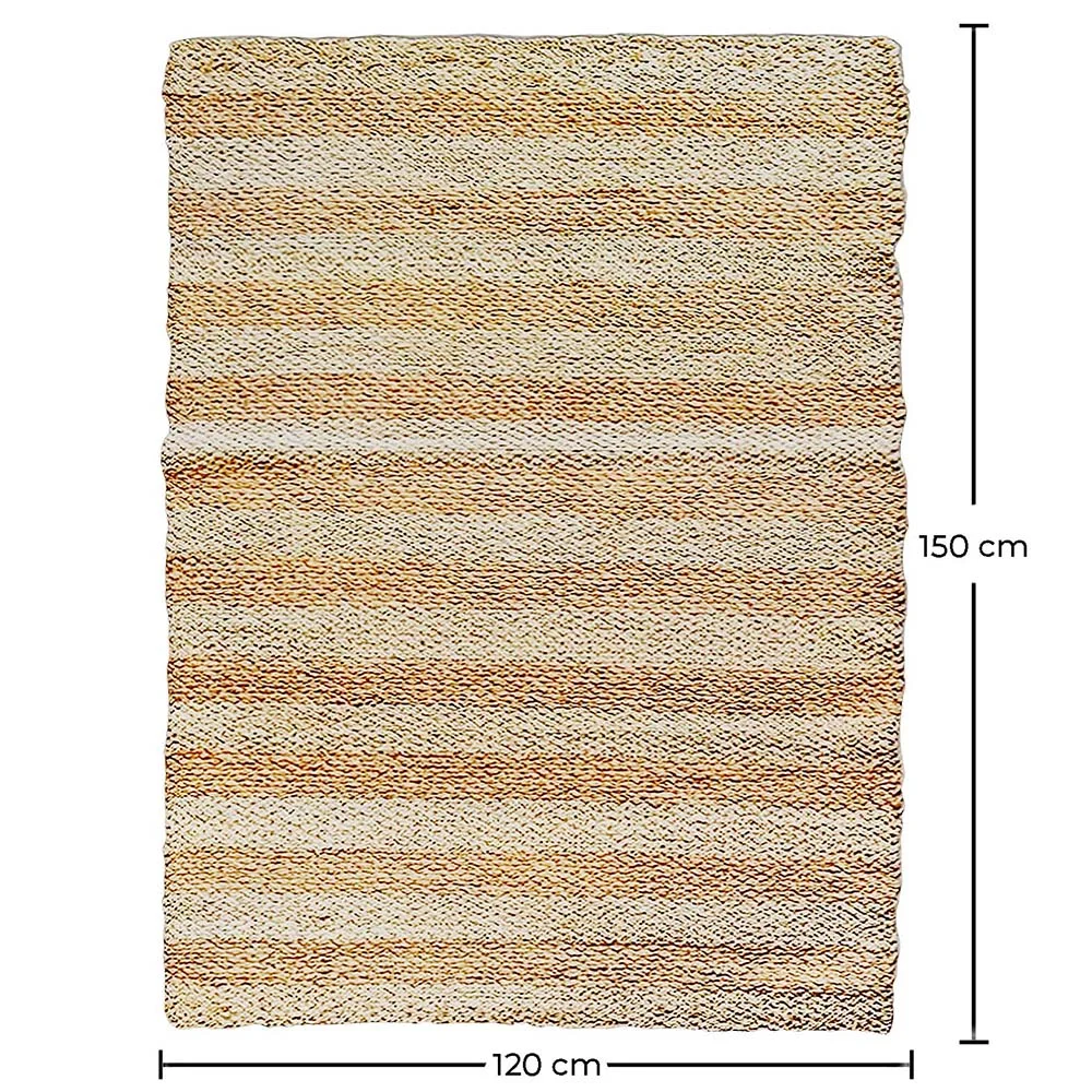 Prostokątny dywan z juty - Boho Bali - 120x150 CM - Ghana image 10