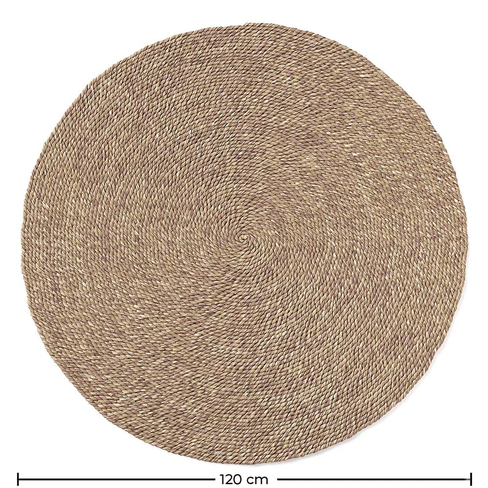 Okrągły dywan z juty - Boho Bali - 120 CM - Yuri image 10