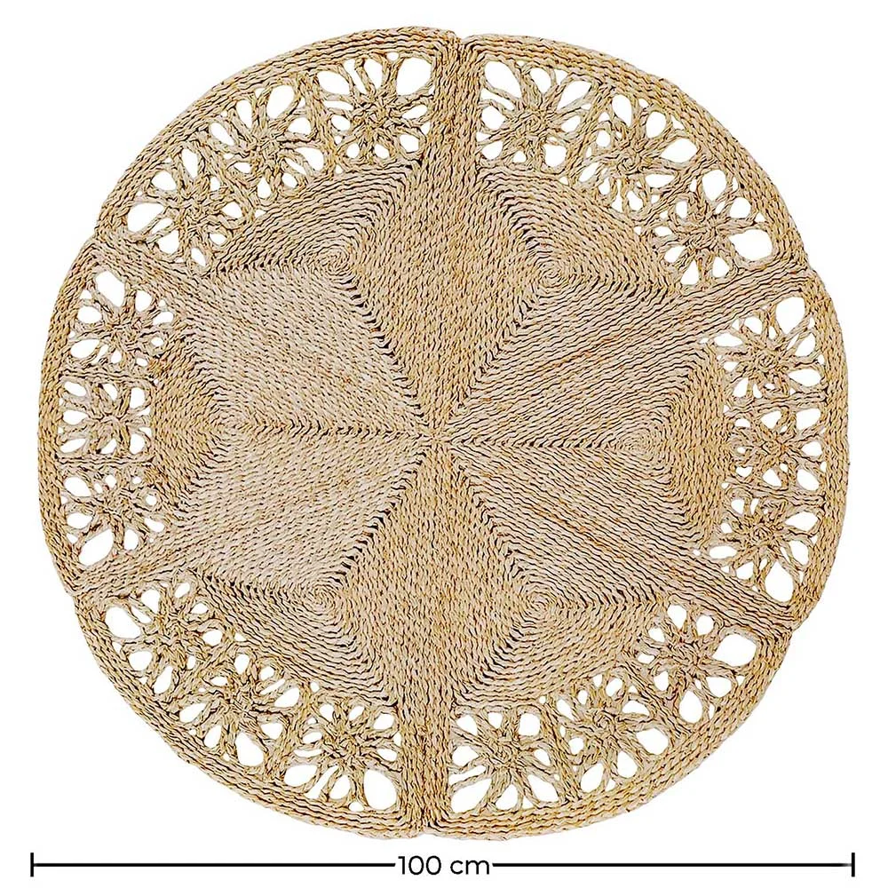 Okrągły dywan z juty - Boho Bali - 100 CM - Bilú image 10