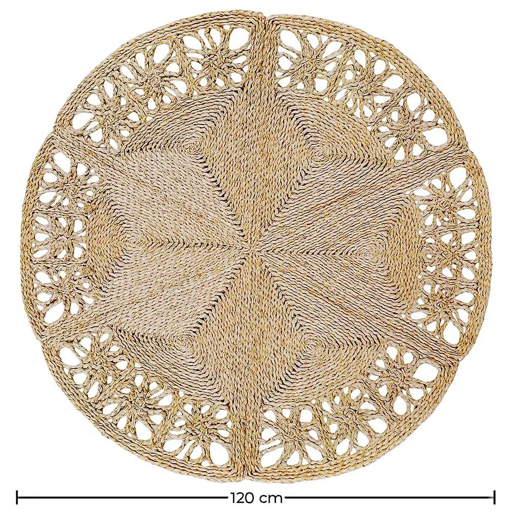 Okrągły dywan z juty - Boho Bali - 120 CM - Bilú image 10