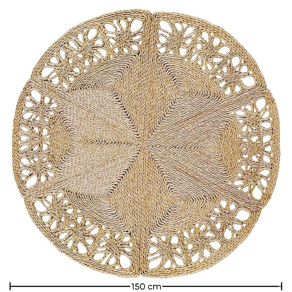 Okrągły dywan z juty - Boho Bali - 150 CM - Bilú image 10
