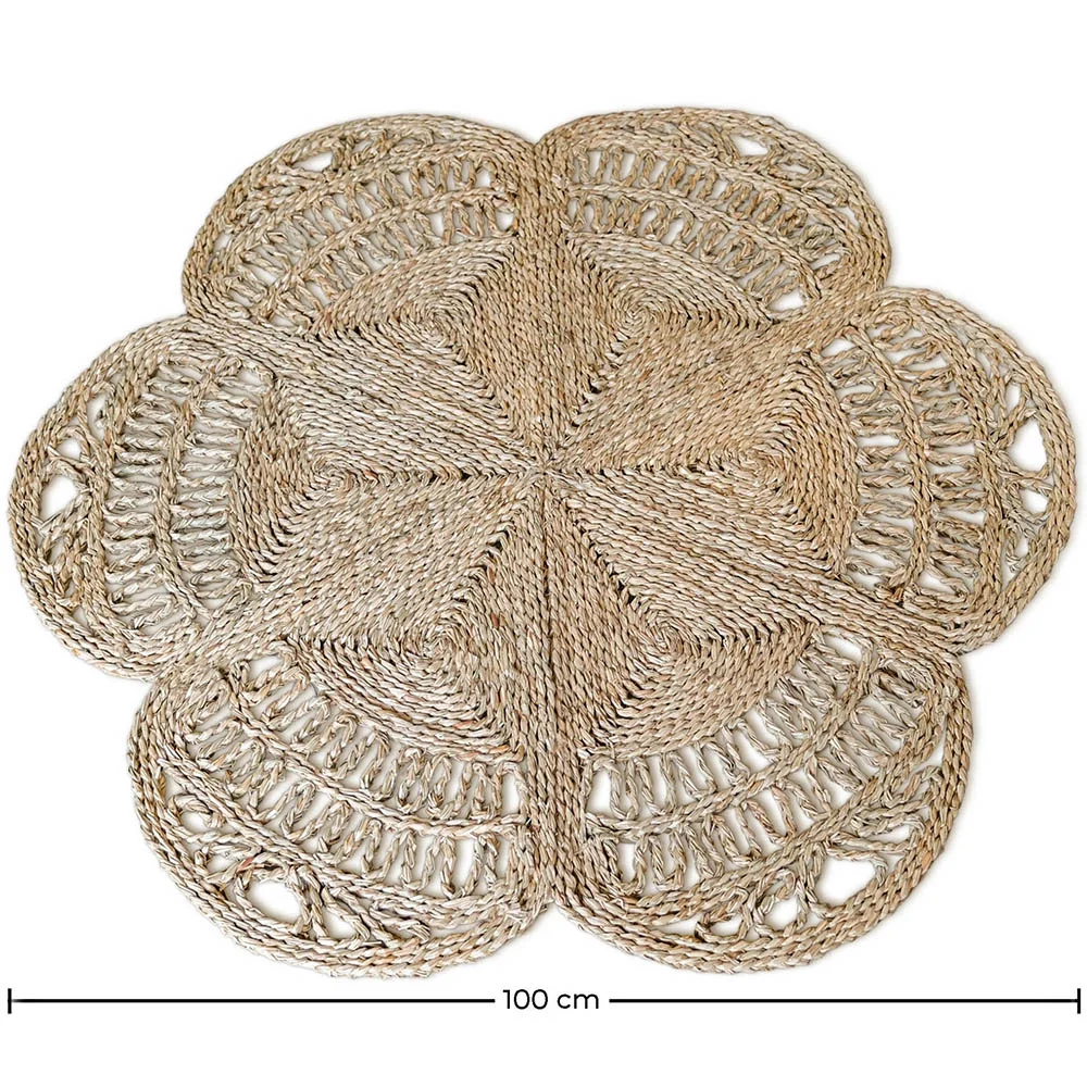 Okrągły dywan z juty - Boho Bali - 100 CM - Niluh image 10
