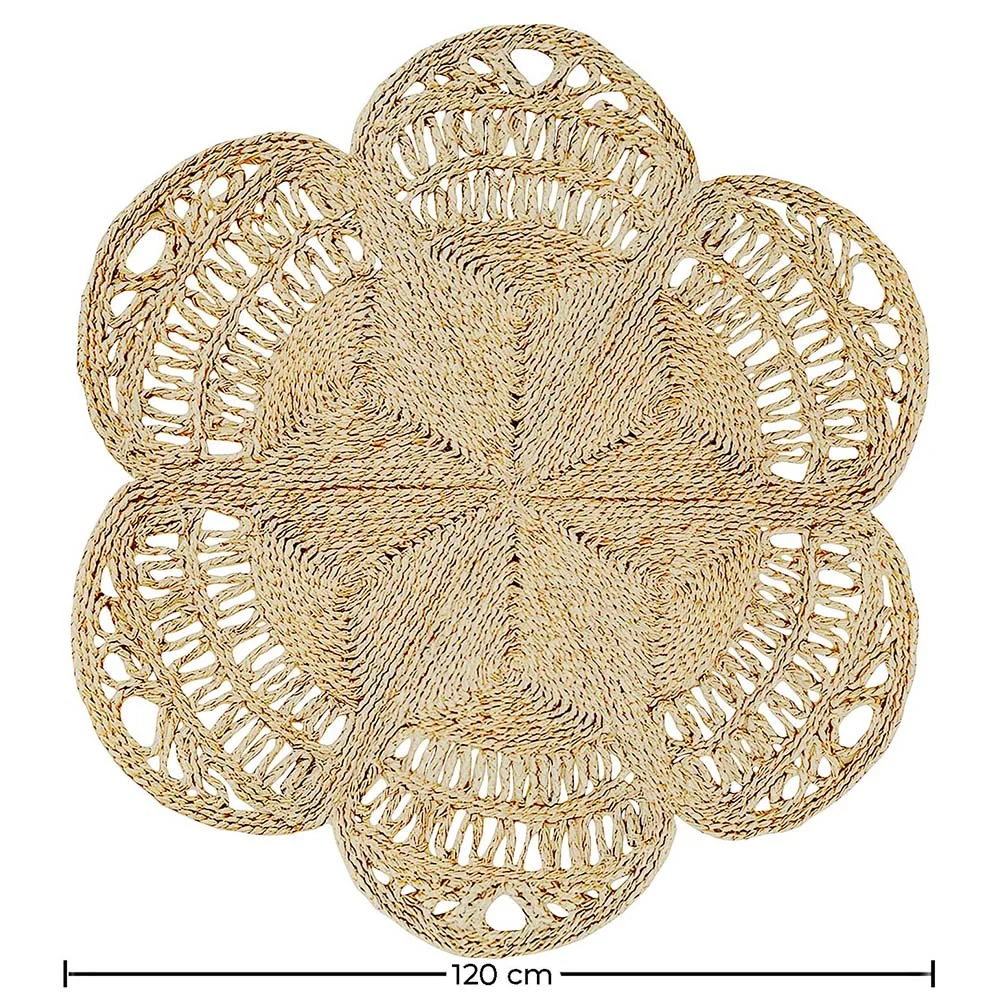 Okrągły dywan z juty - Boho Bali - 120 CM - Niluh image 10