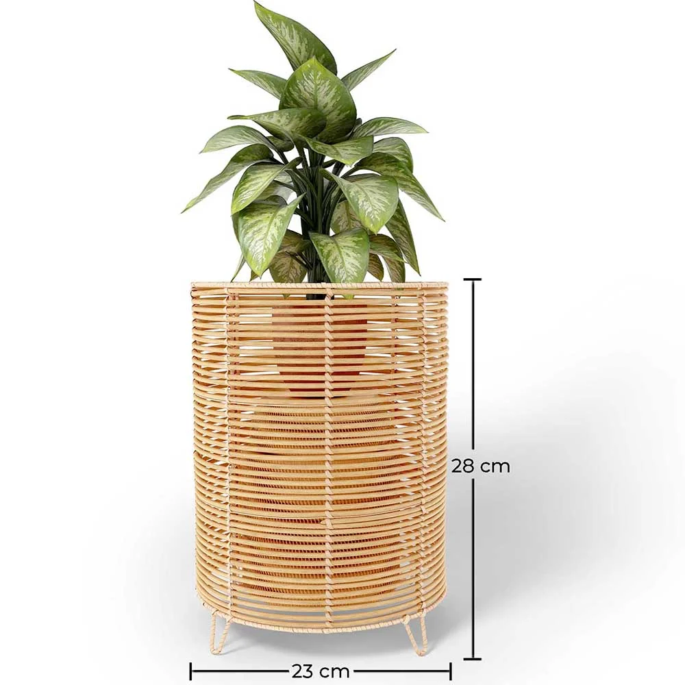 Okrągły Doniczka podłogowa - Styl Boho - 28 CM - Laers image 10