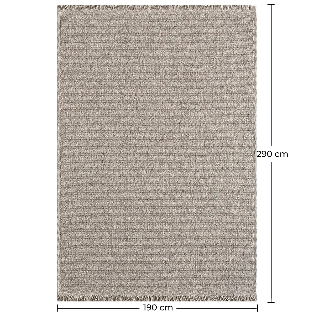 Duży Dywan o Współczesnym i Nowoczesnym Designie - Beżowy (190x290 cm) - Harbor image 10