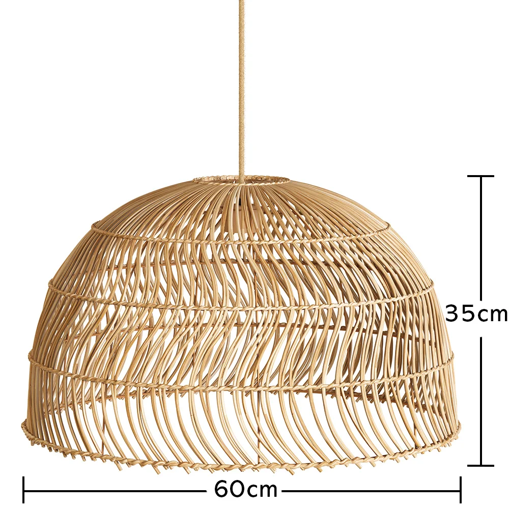 Lampa Wisząca z Rattanu - Boho Bali - Capril image 10