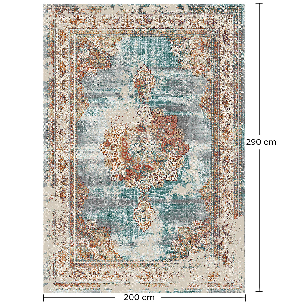 Vintage Dywan Orientalny - (290x200 cm) - Loreny image 10