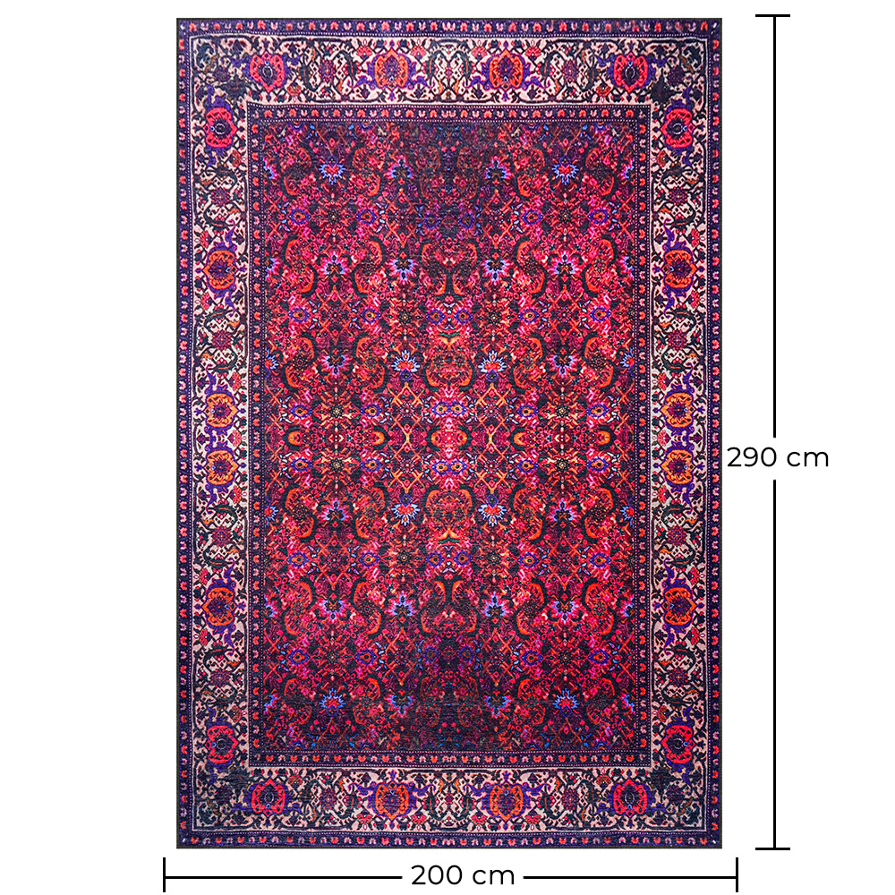 Vintage Dywan Orientalny - (290x200 cm) - Viridian image 10